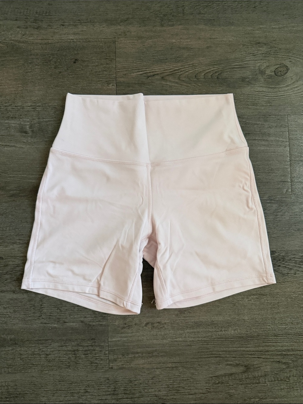 Lululemon High-Waist Light Pink Women’s Workout Shorts